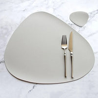 Table Mat Table Mat Placemat Table Mat Heat Insulation PU Leather Placemats Coaster Bowl Kitchen Non-slip