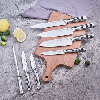 15 Piece Knife Sets with Block Kitchen Knife Set from Quietasty - High - quality COOKWARE ESSENTIALS