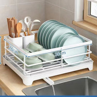 Kitchen Storage Rack Multi-functional Draining Bowl Rack Bowl Dish Tableware Storage Iron Dish Rack Sink Draining Bowl Rack