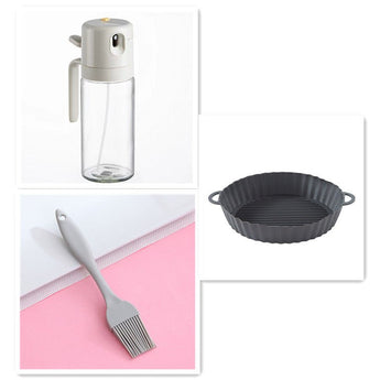 2 In 1 Oil Sprayer Bottle BBQ Cooking Oil Dispenser Olive Oil Pourers Sprayer Kitchen Baking Oil Mister Vinegar Bottle from Quietasty - High - quality SPICE ESSENTIALS
