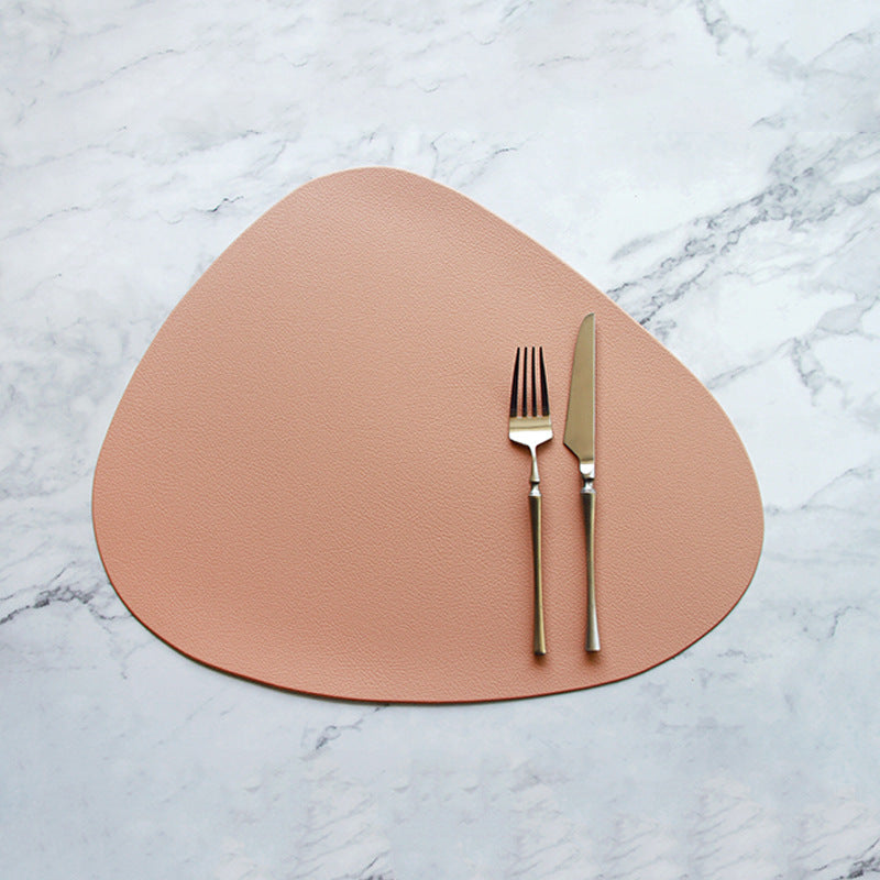 Table Mat Table Mat Placemat Table Mat Heat Insulation PU Leather Placemats Coaster Bowl Kitchen Non-slip