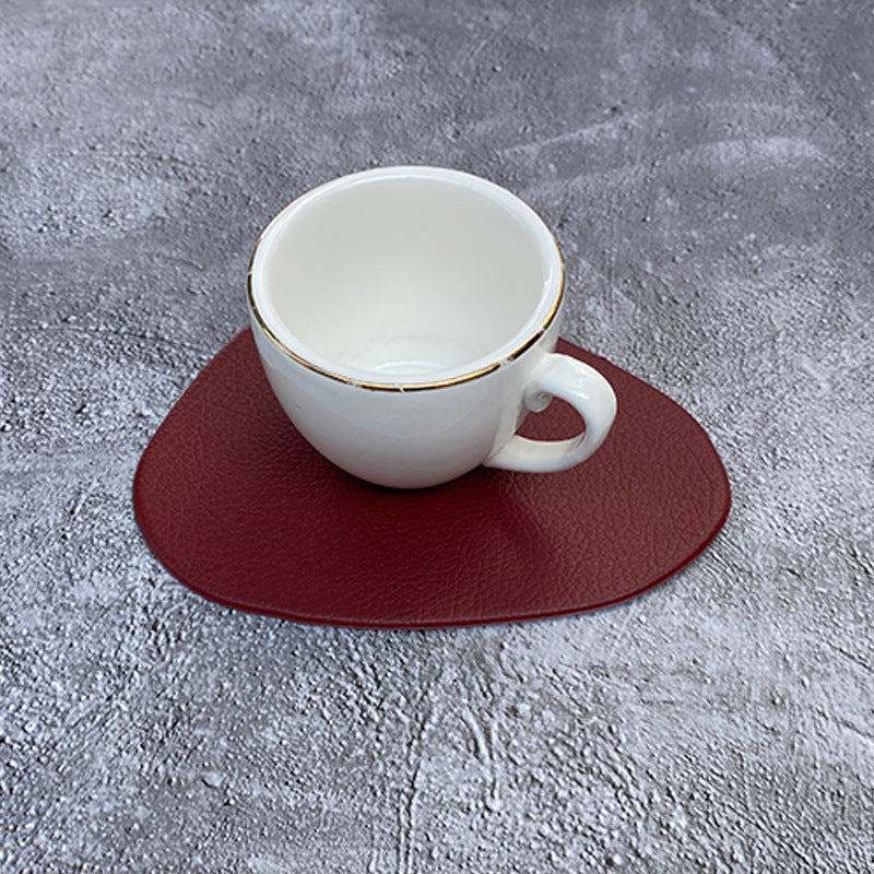 Table Mat Table Mat Placemat Table Mat Heat Insulation PU Leather Placemats Coaster Bowl Kitchen Non-slip