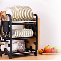 Bowl And Dish Multi-functional Kitchen Storage Knife Bowl And Chopsticks Storage Box Plate Rack