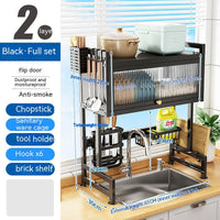 Kitchen Sink Storage Stand Surface Washed Bowl And Chopstick Rack Storage Household Drain Basket Rack