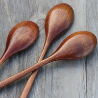 Wooden Soup Spoon Eco Friendly Tableware Natural Elli