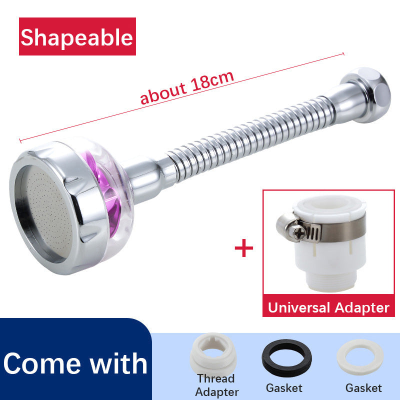 Faucet Splashproof Kitchen Home Shower Universal Joint Extender