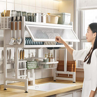 Kitchen Sink Storage Stand Surface Washed Bowl And Chopstick Rack Storage Household Drain Basket Rack