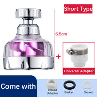 Faucet Splashproof Kitchen Home Shower Universal Joint Extender