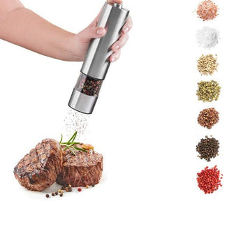Electric Salt And Pepper Grinder from Quietasty - High - quality SPICE ESSENTIALS