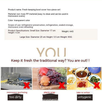 Food Grade Pp Plastic Cover from Quietasty - High - quality FRESHNESS SAVERS