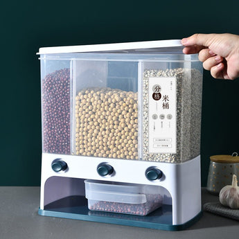 Food Storage Box Plastic Clear Container Wall - mounted Grain Storage Box for Whole Grains Kitchen Storage Container from Quietasty - High - quality COOKWARE ESSENTIALS