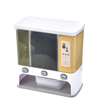 Food Storage Box Plastic Clear Container Wall - mounted Grain Storage Box for Whole Grains Kitchen Storage Container from Quietasty - High - quality COOKWARE ESSENTIALS
