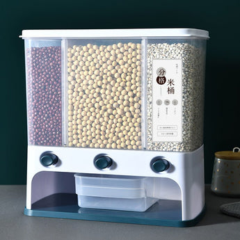 Food Storage Box Plastic Clear Container Wall - mounted Grain Storage Box for Whole Grains Kitchen Storage Container from Quietasty - High - quality COOKWARE ESSENTIALS