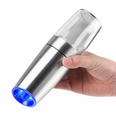 Gravity Induction Electric Pepper Grinder Automatic Sea Salt Pepper Grinder Stainless Steel Mill With Adjustable Thickness from Quietasty - High - quality SPICE ESSENTIALS
