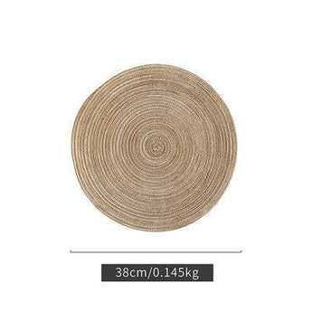 Handmade ramie placemat from Quietasty - High - quality DINING ELEGANCE