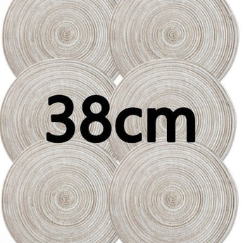 Handmade ramie placemat from Quietasty - High - quality DINING ELEGANCE