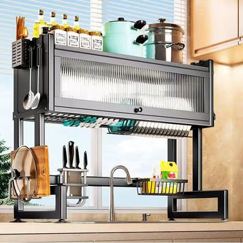 Kitchen Sink Storage Stand Surface Washed Bowl And Chopstick Rack Storage Household Drain Basket Rack from Quietasty - High - quality KITCHEN DRYWARE