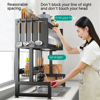 Kitchen Sink Storage Stand Surface Washed Bowl And Chopstick Rack Storage Household Drain Basket Rack from Quietasty - High - quality KITCHEN DRYWARE