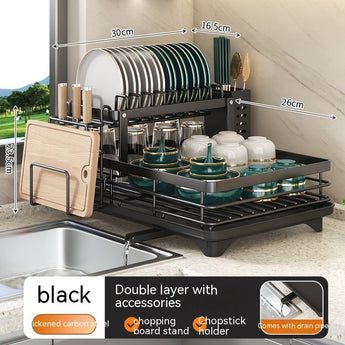 Kitchen Storage Rack Dish Storage Household from Quietasty - High - quality KITCHEN DRYWARE