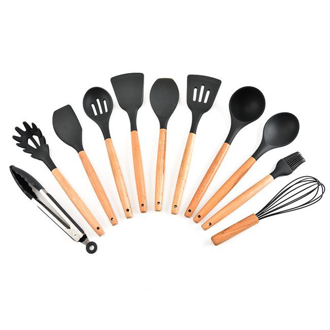 kitchen utensils silicone cooking spoon shovel cookware set from Quietasty - High - quality COOKWARE ESSENTIALS