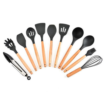 kitchen utensils silicone cooking spoon shovel cookware set from Quietasty - High - quality COOKWARE ESSENTIALS