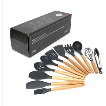 kitchen utensils silicone cooking spoon shovel cookware set from Quietasty - High - quality COOKWARE ESSENTIALS