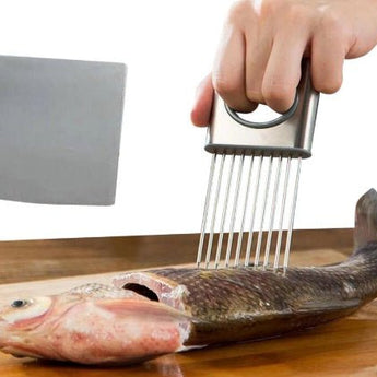 Multifunction Stainless Steel Onion Cutter Chopper Slicer Vegetable Cutting Loose Meat Lemon Tomato Slicing Gadget from Quietasty - High - quality COOKWARE ESSENTIALS