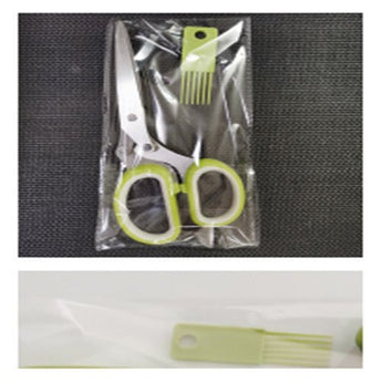 Multifunctional Muti - Layers Stainless Steel Knives Multi - Layers Kitchen Scissors Scallion Cutter Herb Laver Spices Cook Tool Cut from Quietasty - High - quality COOKWARE ESSENTIALS
