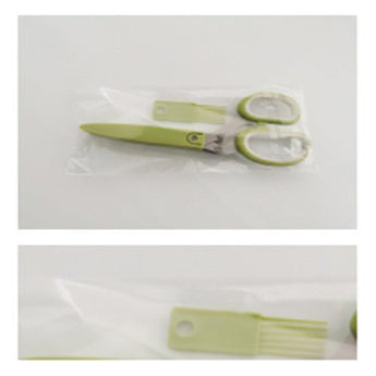 Multifunctional Muti - Layers Stainless Steel Knives Multi - Layers Kitchen Scissors Scallion Cutter Herb Laver Spices Cook Tool Cut from Quietasty - High - quality COOKWARE ESSENTIALS