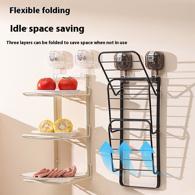 Suction Cup Kitchen Dish Rack Wall Hanging from Quietasty - High - quality HOME COMFORTS