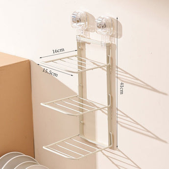 Suction Cup Kitchen Dish Rack Wall Hanging from Quietasty - High - quality HOME COMFORTS
