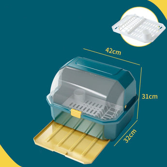 Tableware Storage Box Drain Dish Rack Kitchen Household Cup Holder Dish Rack Plastic from Quietasty - High - quality KITCHEN DRYWARE