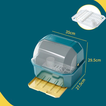 Tableware Storage Box Drain Dish Rack Kitchen Household Cup Holder Dish Rack Plastic from Quietasty - High - quality KITCHEN DRYWARE