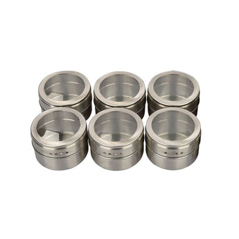 Visible stainless steel spice jar from Quietasty - High - quality SPICE ESSENTIALS