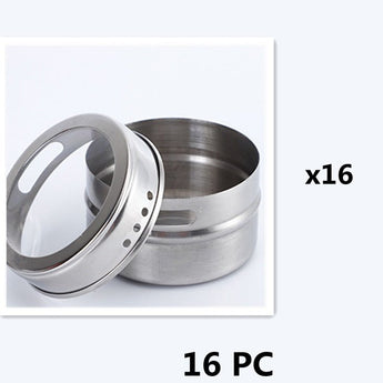 Visible stainless steel spice jar from Quietasty - High - quality SPICE ESSENTIALS