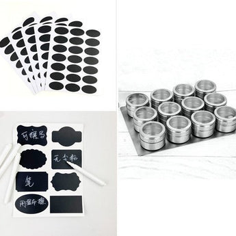 Visible stainless steel spice jar from Quietasty - High - quality SPICE ESSENTIALS
