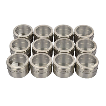 Visible stainless steel spice jar from Quietasty - High - quality SPICE ESSENTIALS