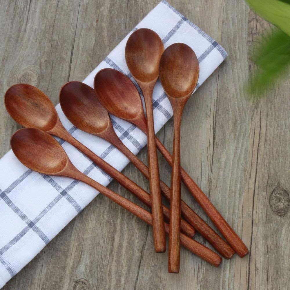 Wooden Soup Spoon Eco Friendly Tableware Natural Elli from Quietasty - High - quality COOKWARE ESSENTIALS